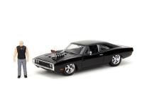 Rychle a zběsile 1970 Dodge Charge 1:24 a figurka Dom Toretto